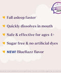 Natrol Kids Fast Dissolve Melatonin 1 Mg Dietary Supplement For Restful Sleep Sleep Tablets For Kids 60 Sugar-Free Blue-Razz-Flavored Melatonin Tablets 60 Day Supply