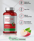 Horbaach Apple Cider Vinegar Capsules 150 Count 2400Mg