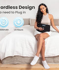 Comfier Cordless Back Heating Pad For Back PainLower Back Massager3 Massage Modes & 2 Vibration IntensityAuto Shut OfExtend To 58"