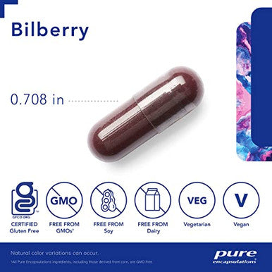 Pure Encapsulations Bilberry 160 mg 120 vegcaps