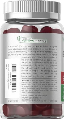 Horbaach Beet Root Gummies 100 Count