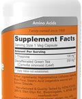 Now Foods Supplements Ltheanine 100 Mg With Decaf Green Tea Stress Management 90 Veg Capsules