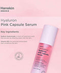 Hanskin Real Complexion Hyaluron Pink Capsule Serum With Vitamin B12 Intensive Moisture Deep Hydration Hyaluronic Acid [50Ml]