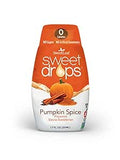 SweetLeaf Stevia Drops Liquid Sweetener, Pumpkin - 1.7 Fl Oz, Pack of 3 | Sweet Drops, Stevia Leaf Extract, Zero Calorie, No Erythritol, Sugar Substitute