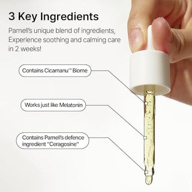 Parnell Cicamanu 92 Serum (1.01 Fl Oz) 30Ml Melatonin, Centella Asiatica Ceramide For Overnight Recovery & Soothing Irritated Skin Targets Hyperpigmentation & Deep Hydration Korean Skin Care