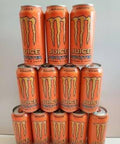 Monster Khaos Energy Drink + Juice, 16 fl oz Cans, 12 Count Pack (EXP: 9/2026) Discontinued/Rare Khaos