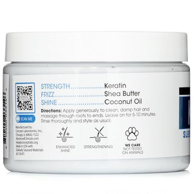 Advanced Clinicals Biotin Hair Repair Mask + Keratin Strengthening + Smoothing Hair Mask Bundle