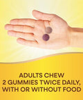 Nature'S Way Alive Daily Calcium & Vitamin D3 Gummies, Bone Support, Immune Support, Strawberry And Raspberry- Lemonade Flavored, 60 Gummies (Packaging May Vary)