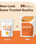 Micro Ingredients Vitamin D3 2000 Iu K2 Mk-7 50 Mcg 300 Softgels Made With Coconut Oil 2-In-1 Formula Easy To Swallow Non-Gmo
