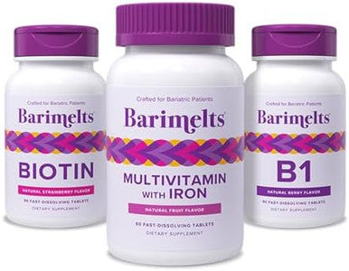 Barimelts Bariatric Feel-Good Pack - Multivitamin With Iron, Biotin, And Vitamin B1