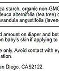 Swanson Organic Baby Powder Talc- Lavender Scent 2.5 Ounce (71 g) Pwdr (2 Pack)