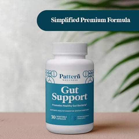 Pattern Wellness 2-Pack Multivitamin & Gut Support Supplements - Vitamin A B C D E - Gut Repair & Digestive Support - 90 Vegan Capsules