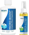 Beam Minerals Micro-Boost Humic Mineral Blend And Insta-Lytes Natural Liquid Electrolytes 2Oz