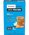 RXBAR High Protein Bars, Gluten Free, Protein Snacks, Vanilla Peanut Butter, 25.3oz Box (12 Bars)