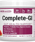 Pescience Complete-Gi Gut Health Powder Probiotics For Women And Men Digestive Enzymes Prebiotic Fiber L Glutamine Pepzin Gi Zinc Carnosine Watermelon Flavor 30 Servings