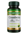 Nature's Bounty Cranberry Fruit Softgels Plus Vitamin C 4200Mg 100 Count