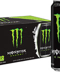 Monster Energy Drink, Green, Original, 16 Ounce (Pack of 12)