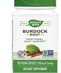 Nature's Way Burdock Root 475 Milligrams per Capsules, 100 Vegetarian Capsules. Pack of 3 bottles.