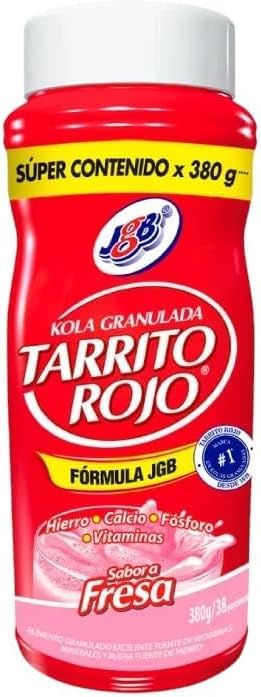 Kola Granulada ÃƒÂ¢Ã¢â€šÂ¬Ã¢â‚¬Å“ Tarrito Rojo de Fresa ÃƒÂ¢Ã¢â€šÂ¬Ã¢â‚¬Å“ Instant Strawberry Flavored Powdered Drink Mix ÃƒÂ¢Ã¢â€šÂ¬Ã¢â‚¬Å“ 380g