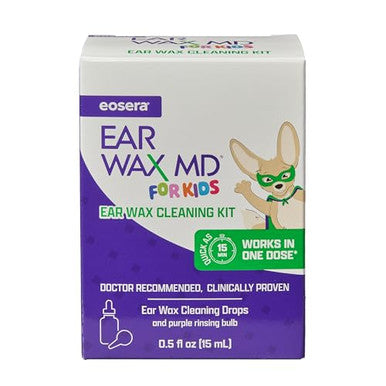 Earwax Md Eosera Ear Wax Md Kit - Fast-Acting Ear Wax Dissolving Drops 15Ml And Rinsing Bulb Kit Breaks Down & Dissolves Wax In One Treatment Clinically Proven Gentle Safe Doctor-Recommended I Age 2