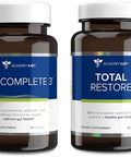 Gundry Md Bio Complete 3 And Total Restore Bundle - Prebiotic Probiotic Postbiotic To Support Optimal Gut Health