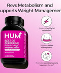 Hum Best Of Berberine Supplement 1200Mg Pure Potency For Metabolic Wellness Enhanced With Bioperine For Maximum Absorption (60 Capsules)