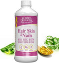 Buried Treasure Hair Skin And Nails With Msm Biotin Aloe Vera Plus Vitamins And Minerals In A High Potency Liquid Whole Food Complex For Fuller Hair Stronger Nails And Clearer Skin 16 Oz
