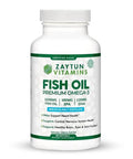 Zaytun Halal Fish Oil 1200Mg Omega-3 Premium Epa/Dha One Per Day Daily Wellness Support 4 Months Supply Lemon Flavor Keto Friendly Gluten Free
