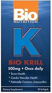 Bio Nutrition Inc, Bio Krill 500Mg, 45 Sgel
