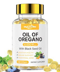 Healoading Organic Oregano Oil Softgels: Oil Of Oregano With Black Seed 300Mg
