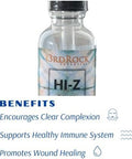 Hi-Z Zinc Immune Support Supplement All Natural Liquid Zinc Supplement Dietary Supplement All Natural Personal Care (1 Fl Oz 120 Servings)