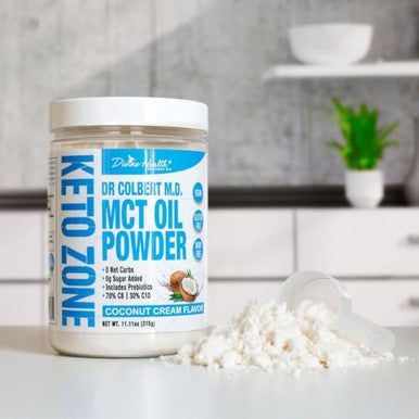 Divine Health Keto Zone Mct Oil Powdercoconut Cream Flavor30 Day Supply75/C8 25/C100 Net Carbs