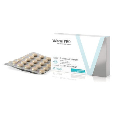 Viviscal PRO Hair Growth Supplement for Men & Women Supports Thinning Hair Promotes Thickness & Fullness with Marine Complex Iron Zinc & Vitamin C 60 Tablets