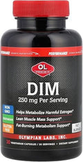 Olympian Labs Performance Dim Supplement 250Mg Dim Diindolylmethane 30 Capsules (30 Day Supply)