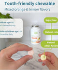 Igennus Vitamin C Chewable 250500mg Gentle and Buffered for Kids and Adults Optimized Absorption with Sodium Ascorbate and Ascorbic Acid Sugar Free Natural Orange and Lemon Flavors 120 240 Servings