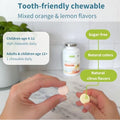 Igennus Vitamin C Chewable 250500mg Gentle and Buffered for Kids and Adults Optimized Absorption with Sodium Ascorbate and Ascorbic Acid Sugar Free Natural Orange and Lemon Flavors 120 240 Servings