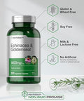 Horbaach Echinacea Goldenseal Supplement 300 Capsules