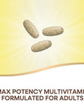 Nature'S Way Alive Max3 Potency Adult Complete Multivitamin, Ultra Potency B-Vitamins To Support Energy Metabolism, With Methylated B12 And Folate, 180 Tablets (Packaging May Vary)