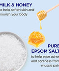 Dr Teal'S Epsom Salt Magnesium SoakSoften & Nourish With Milk And Honey3 Lbs