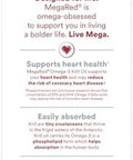Megared Ultra Strength 1000Mg Omega3 Krill Oil Supplement With Epa/Dha Astaxanthin & Phospholipids No Fish Oil Aftertaste Supports Heart Brain Joint And Eye Health 60 Count Softgels (3 Pack)