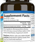 Carlson Chelated Iron 27 mg Superior Absorption Blood Health Energy Utilization and Optimal Wellness 100 Tablets