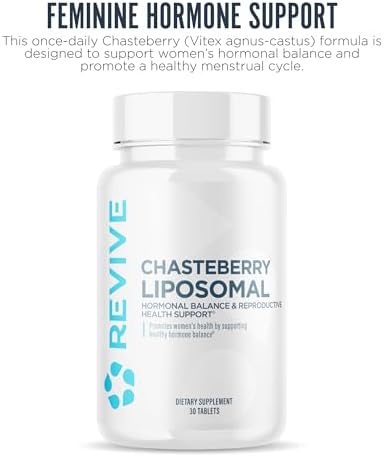 Revive Md Chasteberry Supplement For Women - Chaste-Berry Liposomal (Vitex Agnus-Castus) - Supports Women'S Health Hormone Balance & Fertility - 30 Tablets