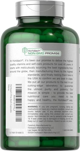 Horbaach Pine Bark Extract 180 Capsules