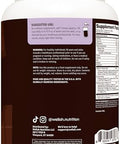 Wellah Grass-Fed Whey Protein Isolate Powder (Dark Chocolate) 30 Servings - With Prebiotics Enzymes & Probiotics 20G Of Protein 100 Calories Naturally Sweetened