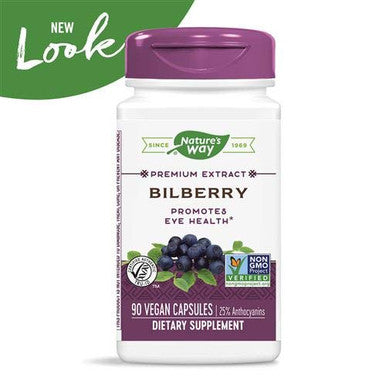 Nature'S Way Bilberry Standardized Extract Veg Capsules 90 Ea (Pack Of 3)