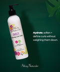 Alikay Naturals Dulce Hydrating Curl Lotion Natural Kokum Butter Silk Amino Acid & Argan Oil 16 Ounce