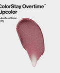 Revlon Liquid Lipstick With Clear Lip Gloss Colorstay Overtime Lipcolor Dual Ended With Vitamin E 270 Relentless Raisin 0.07 Fl Oz