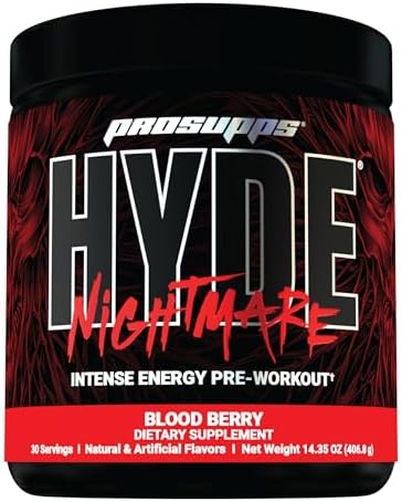 Prosupps Hyde Nightmare Intense Energy Pre-Workout Blood Berry And Creatine 300 Bundle