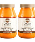 Golden Barrel Butter Flavored Coconut Oil (32 oz.) 2 Pack