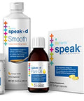 Lifetrients Speak+D Smooth Kids Omega3 Smoothie with Vitamin D3 Pediatric Specialist Developed SugarFree Xylitol Sweetened Orange Vanilla 15.2 oz